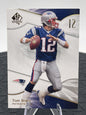 2009 Upper Deck SP Authentic Tom Brady NFL Football Base Card #21 Patriots