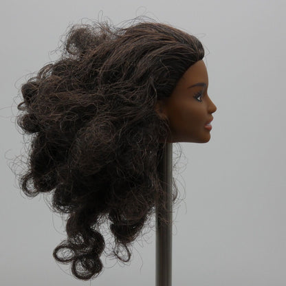 Barbie African American Doll Head Daya Face Curly Brown Hair 2020 Mattel GVJ98