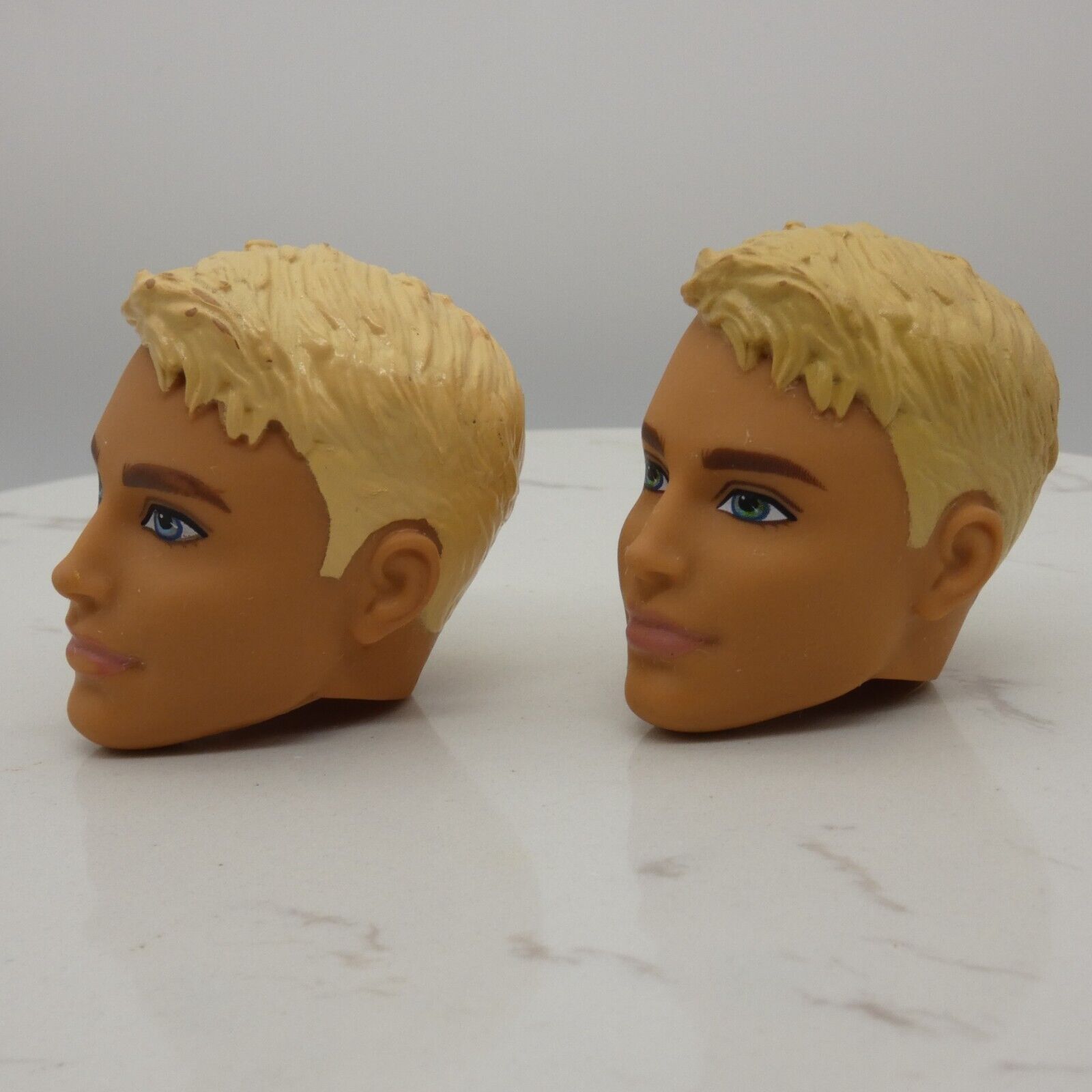 Barbie Dolphin Magic Ken Doll 2 Heads Blonde Blue Eyes TLC Fashionistas Mattel