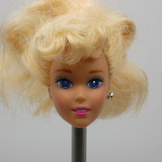 Disney Princess Cinderella Crystal Eyes Doll Head Blonde Mattel