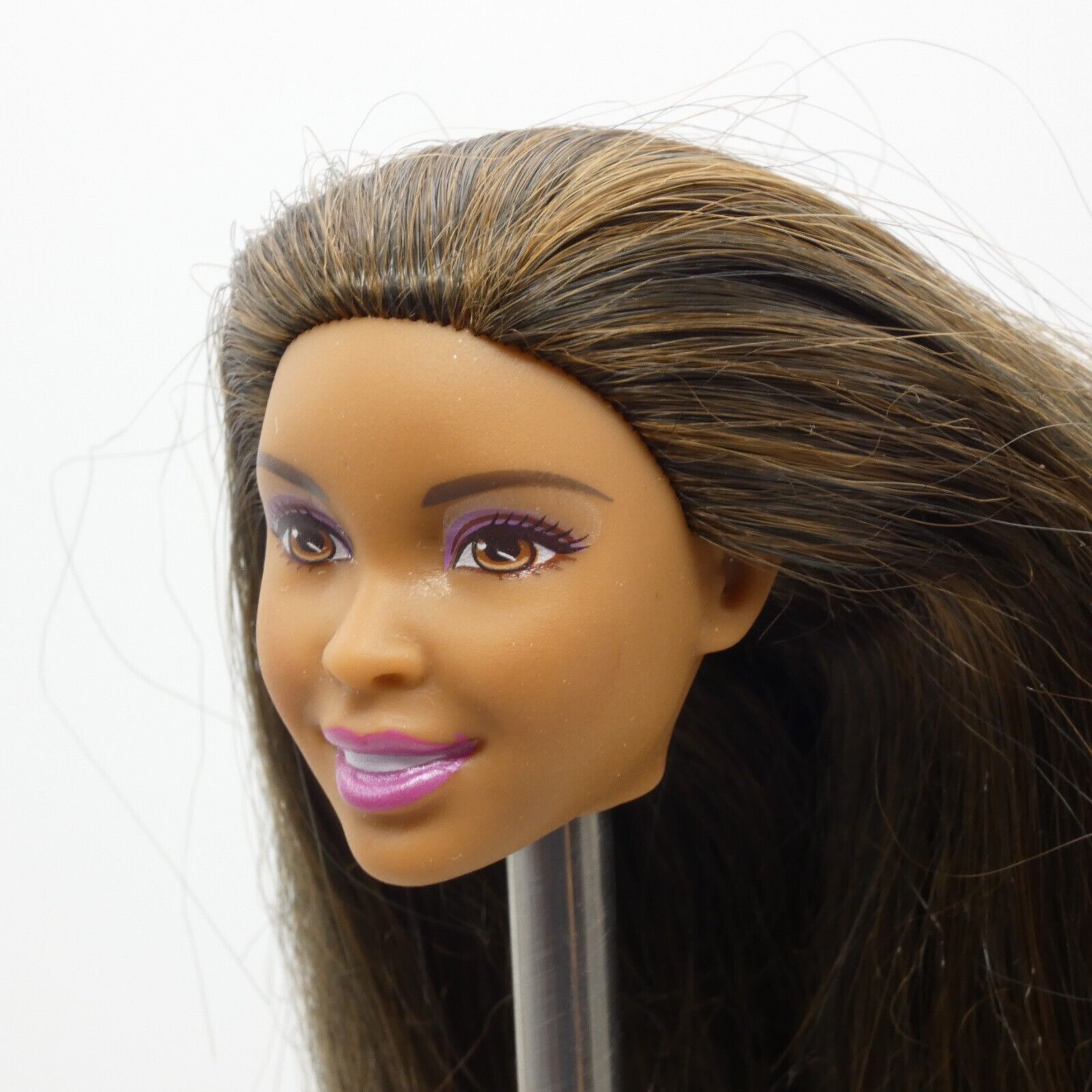 Barbie Fashionistas Doll Head Nikki Desiree Face AA Medium Skin 2013 BJV23