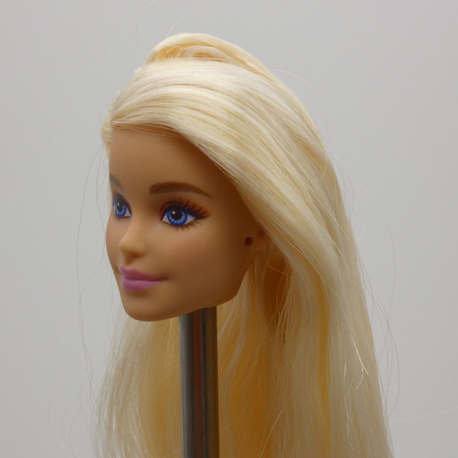 Barbie Extra 12 Doll Head Millie Closed Mouth Long Blonde Hair 2022 HDJ45 Mattel