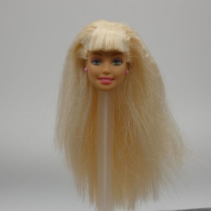 Barbie Stroll N Play Doll Head Generation Girl Face Blonde Hair Green Eyes 2002