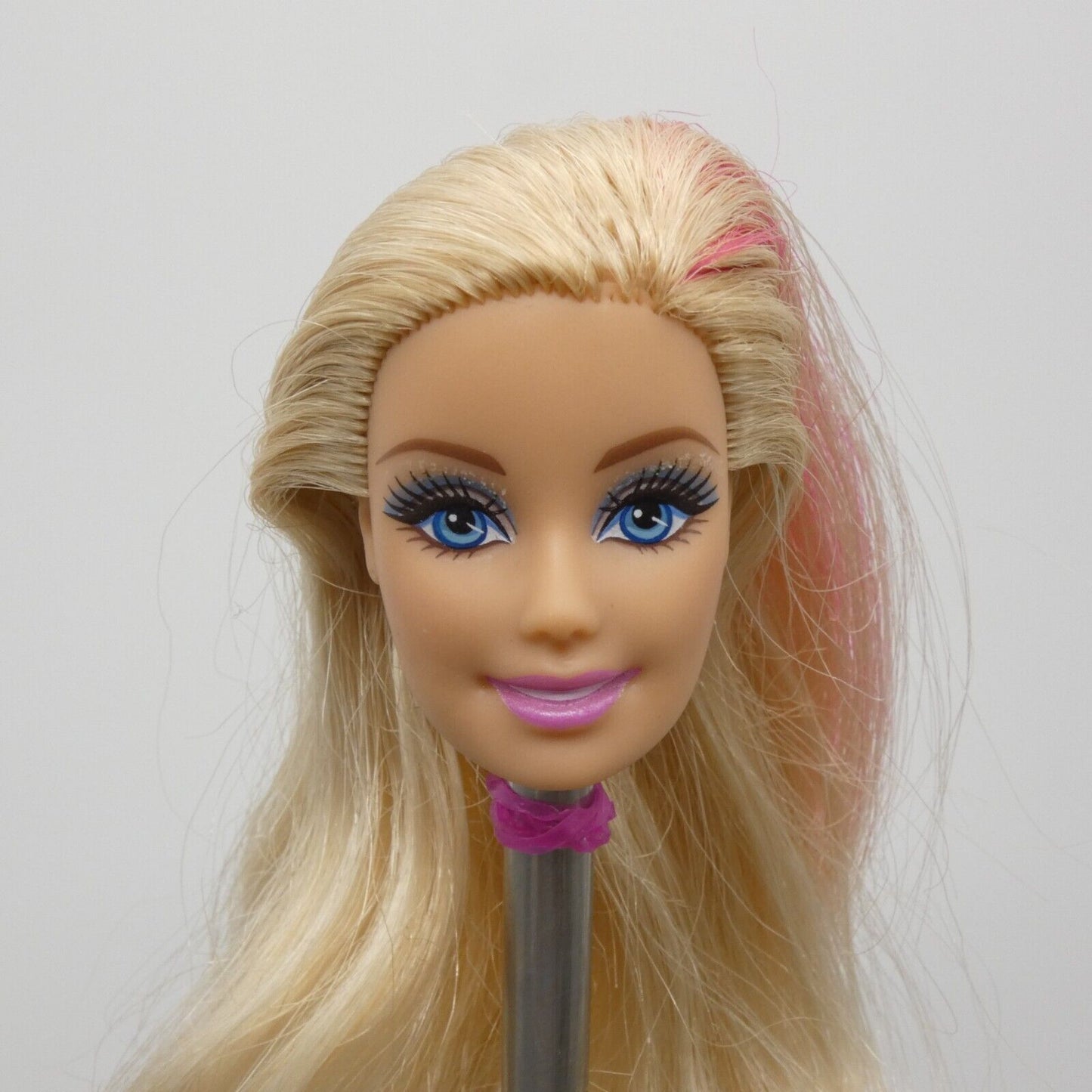 Barbie Doll Head Only Generation Girl CEO Face Blonde Pink Hair