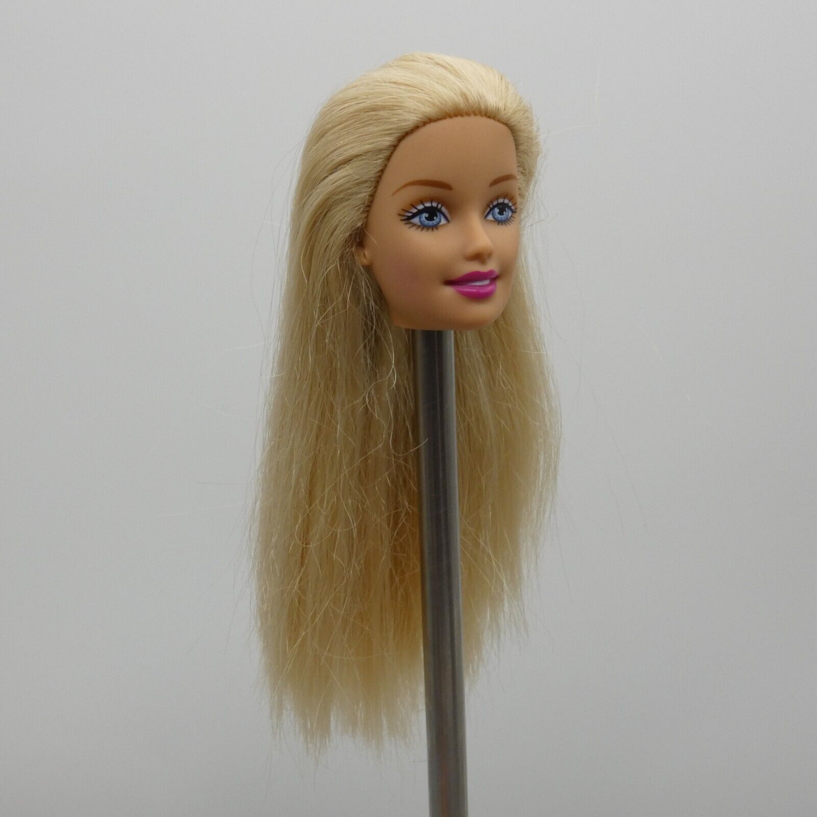 Barbie Doll Head Generation Girl CEO Face Blonde Hair Blue Eyes Light Skin