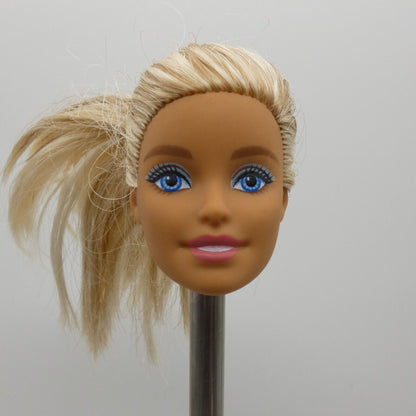 Barbie Doll Head Only Millie Face Blonde Ponytail Hair Fashionistas 2013 Mattel