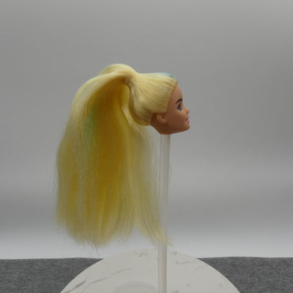 Barbie Cutie Reveal Millie Llama Doll Head Only Blonde Blue Hair 2022 Mattel