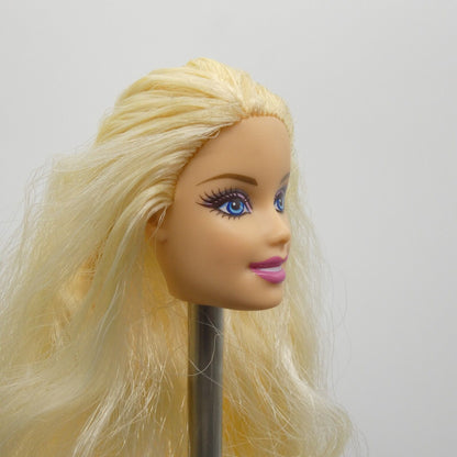 Barbie Fashion Fever Doll Head Only Generation Girl CEO Face Blonde Wavy Hair