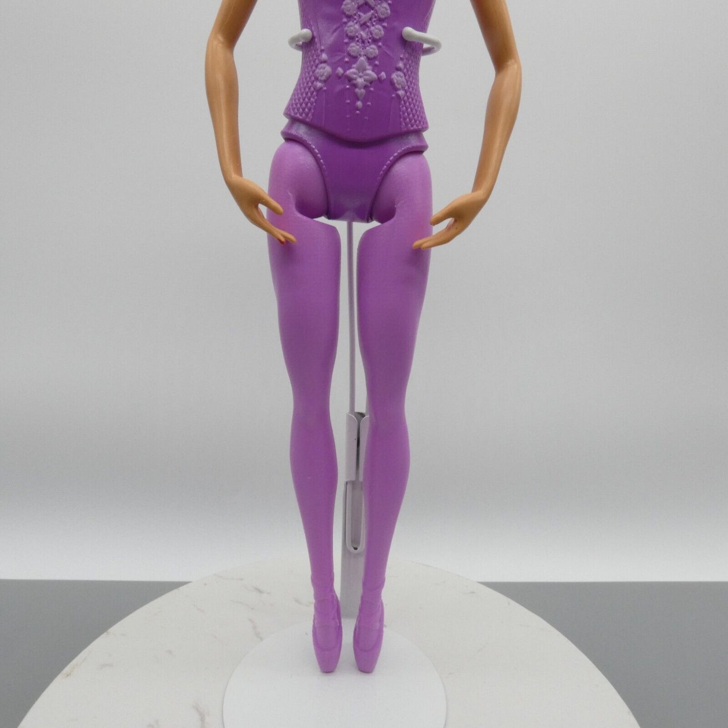 Barbie Ballerina Doll Hispanic Body Purple Bodysuit Pointe Shoes 2020 GJL60