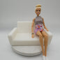 1/6 Scale Doll Furniture Sofa Love Seat White 1:6 Barbie Or Bratz Diorama