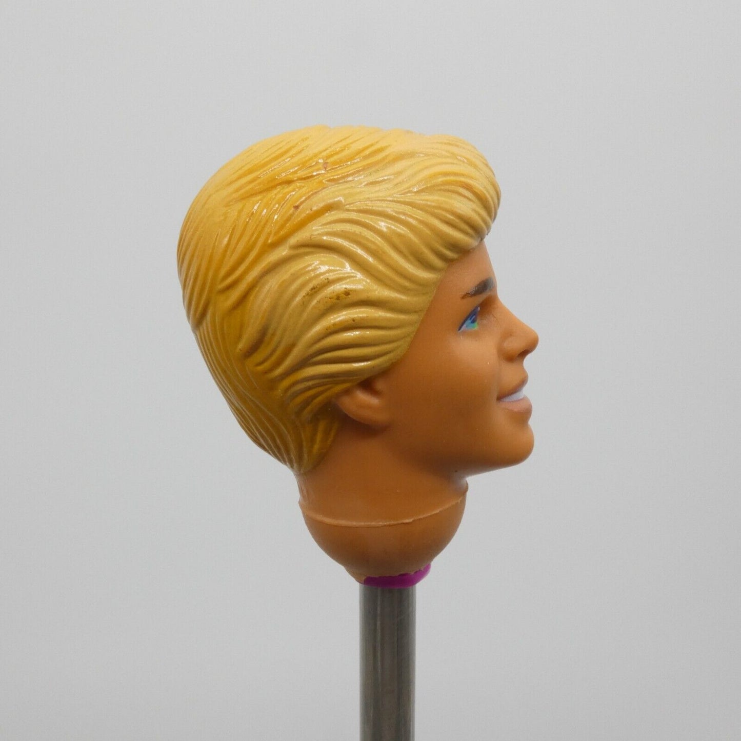 Barbie Costume Ball Ken Doll Head Only Blonde 1991 Malaysia Mattel 7154