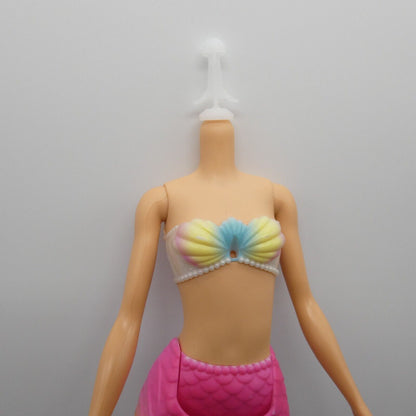 Barbie Dreamtopia Rainbow Magic Mermaid Doll Body Tail Light Skin 2021 GTF89 22