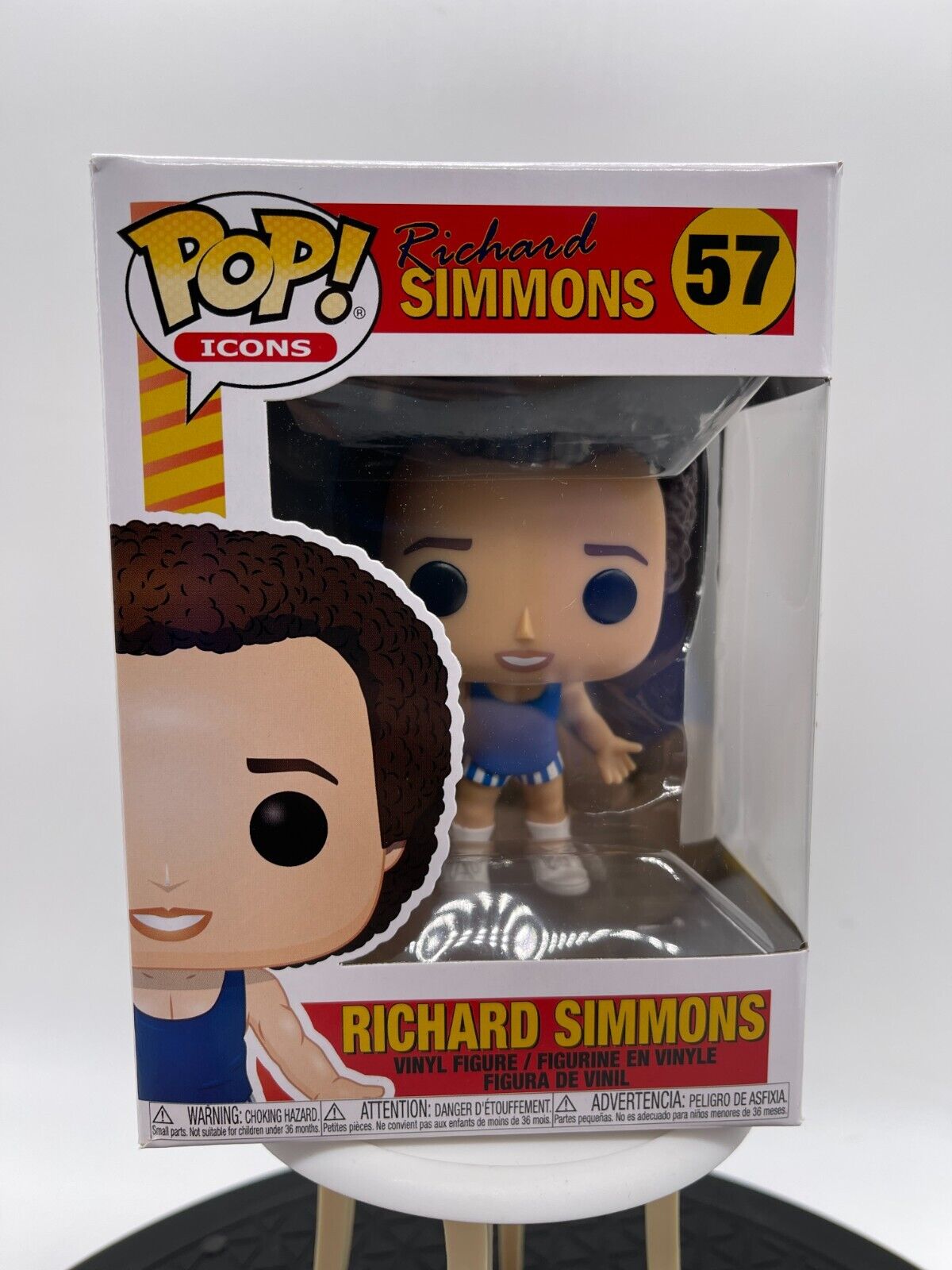 Funko Pop Icons Richard Simmons 57 Sweatin To The Oldies Vinyl Figure 2020