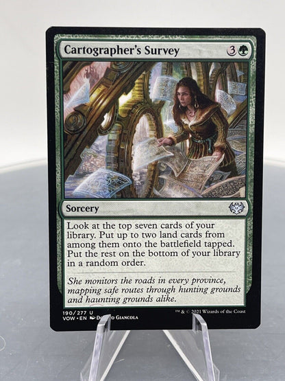 MTG Innistrad Crimson Vow Cartographer's Survey 190/277 Sorcery Uncommon