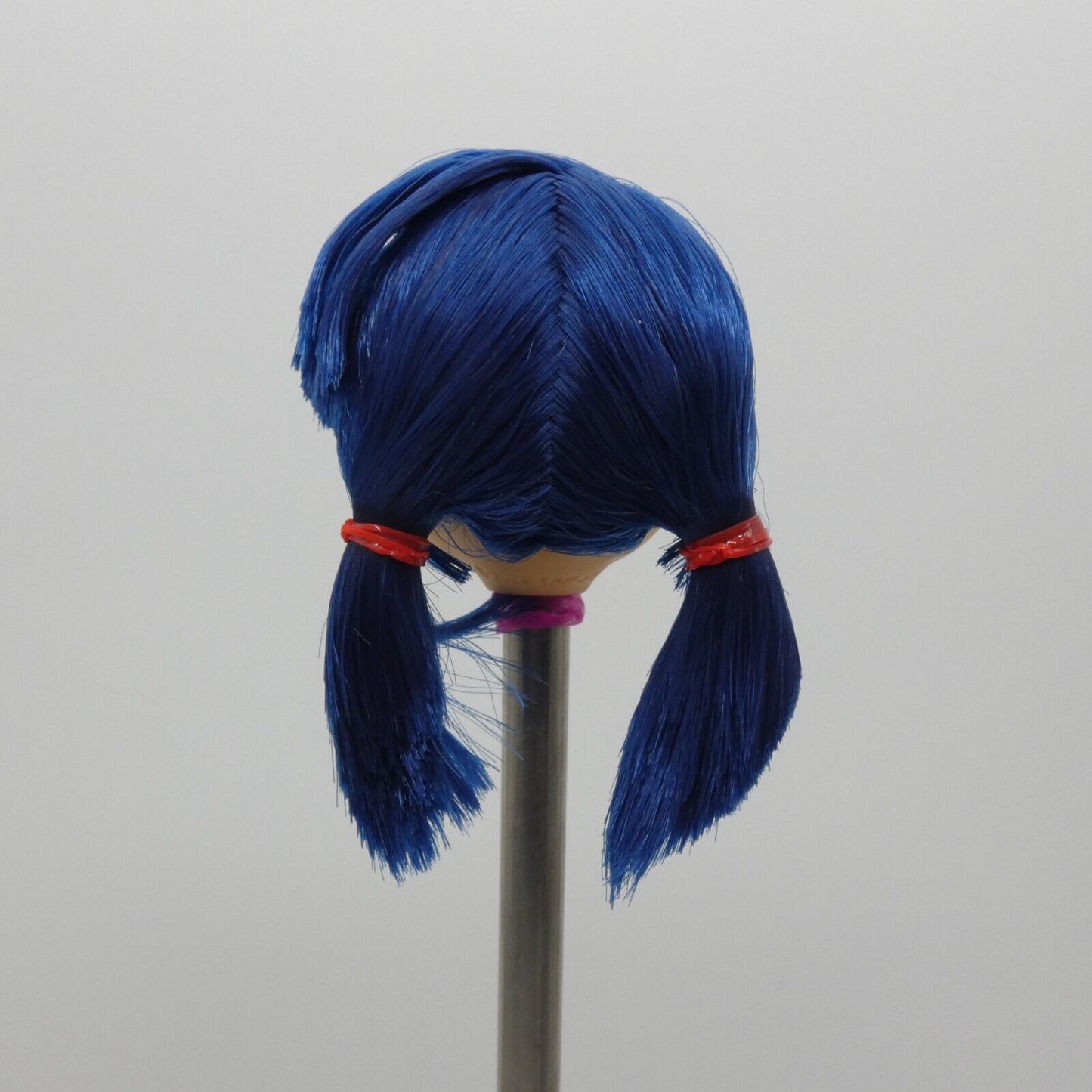 Playmates Miraculous Ladybug Doll Head Only Blue Pigtail Hair 2022 50014