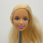 Barbie Fashion Fever Doll Head Medium Light Skin Blonde Hair 2008 Mattel