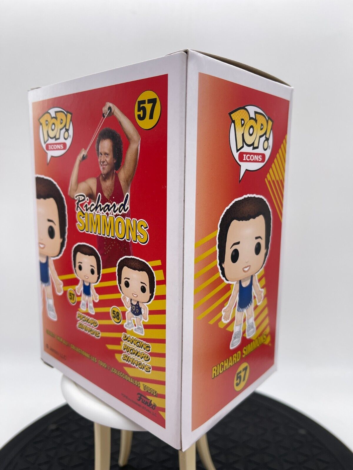 Funko Pop Icons Richard Simmons 57 Sweatin To The Oldies Vinyl Figure 2020