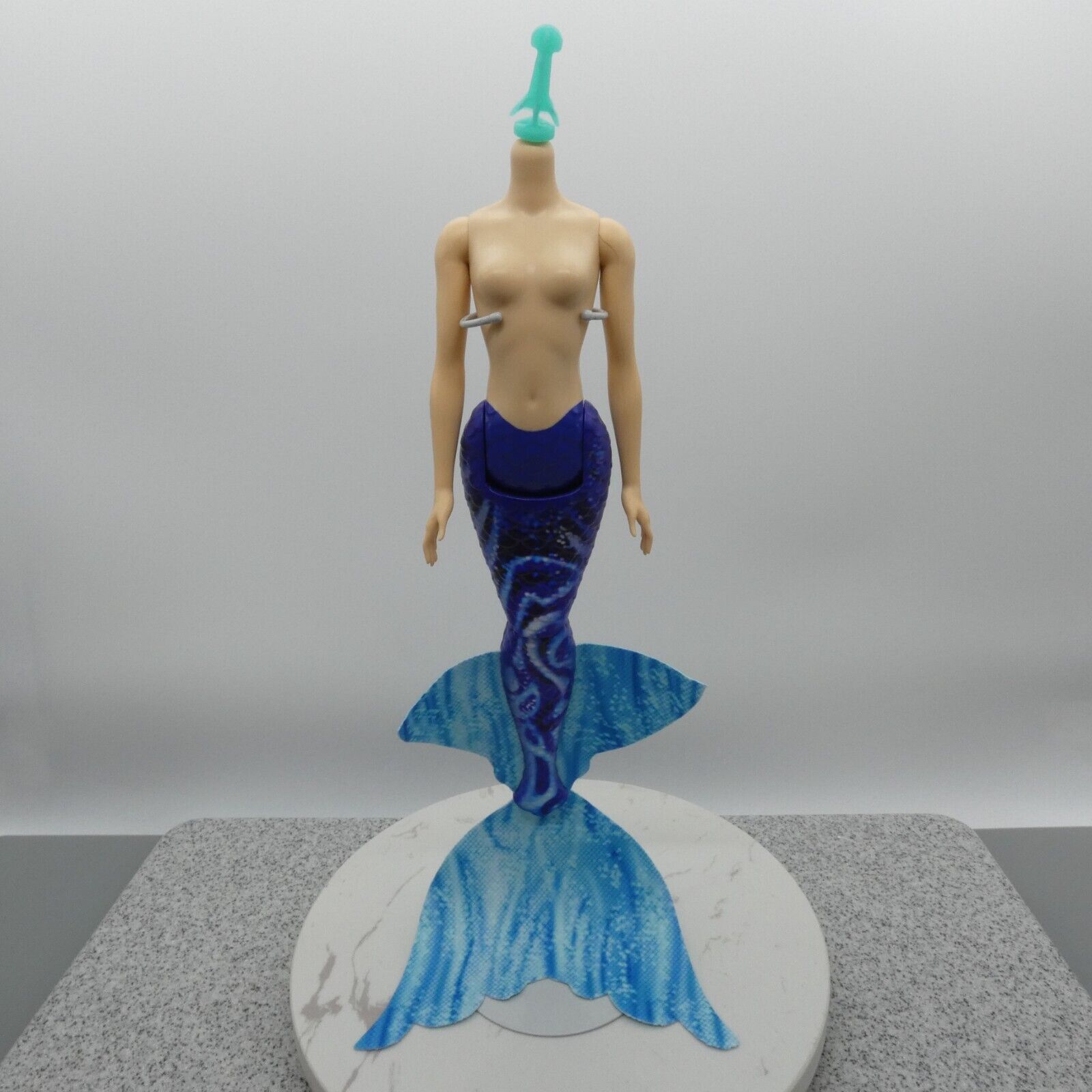 Disney Little Mermaid Live Action Karina Doll Body Light Skin Blue Tail HND29