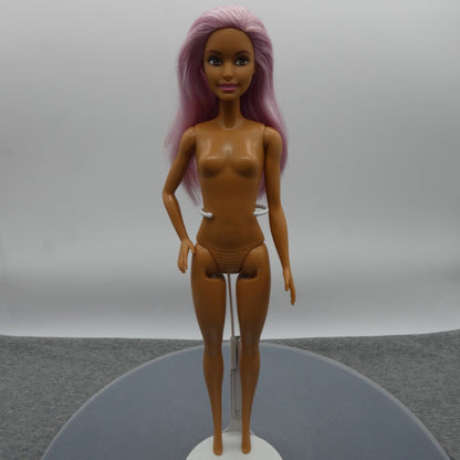 Barbie Careers Pop Star Doll Neysa Face 2019 Purple Side Glance Nude FXN98