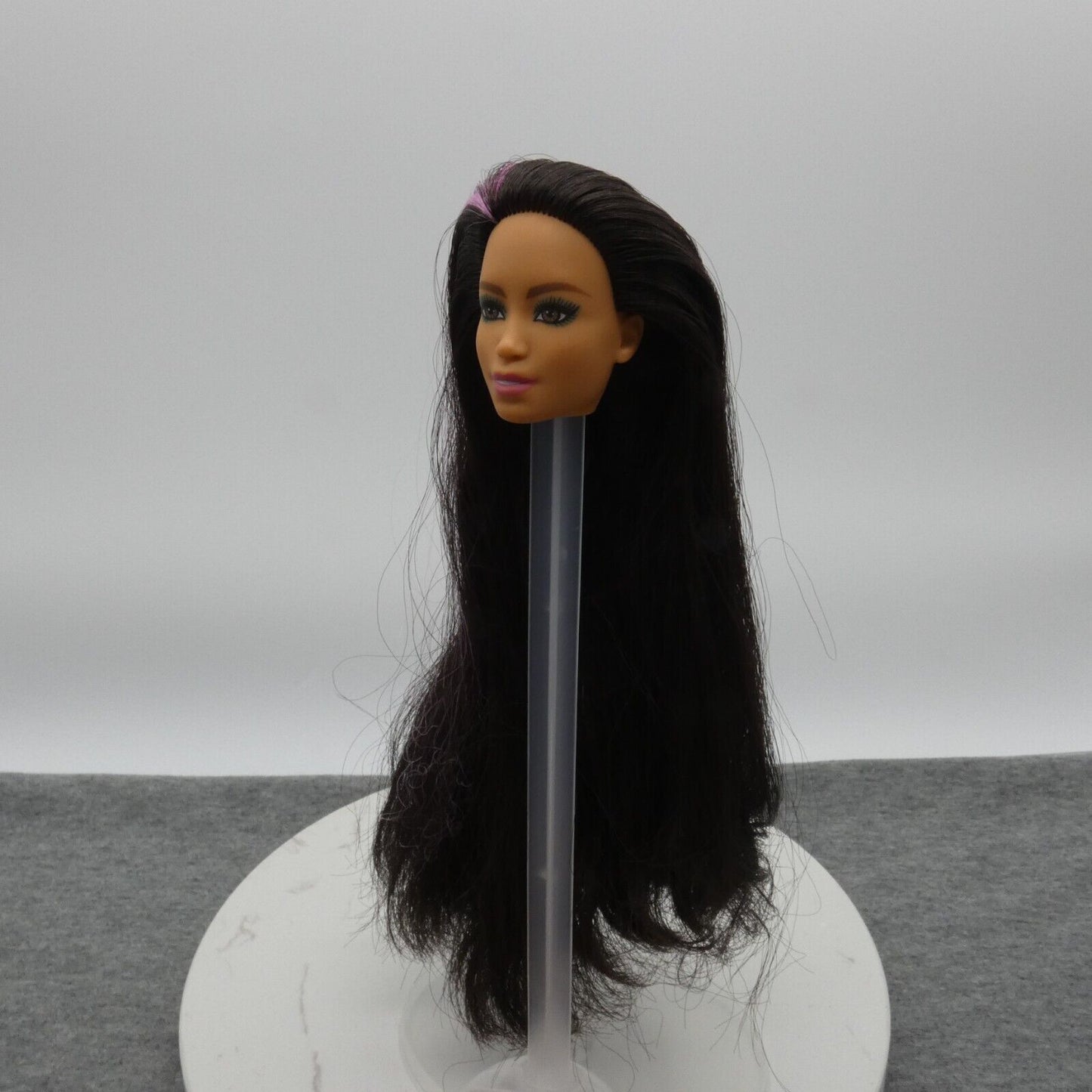 Barbie Color Reveal Watermelon Doll Head Crystal Face Black Purple Hair 2022