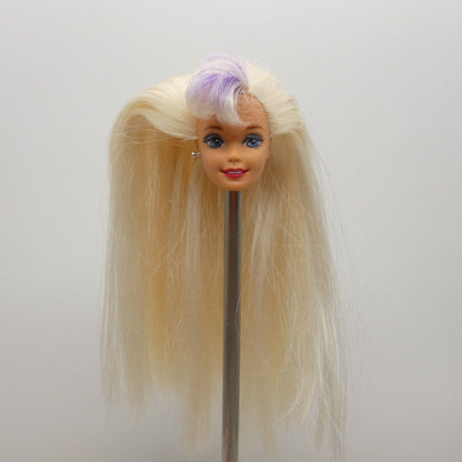 Barbie Cool Shoppin Doll Head Blonde Hair Bangs SuperStar 1998 Mattel 17487