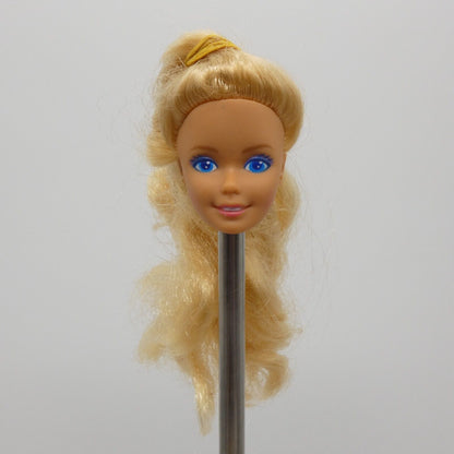 Barbie Doll Head Blonde 80s SuperStar Medium Light Skin Vietnam Mattel