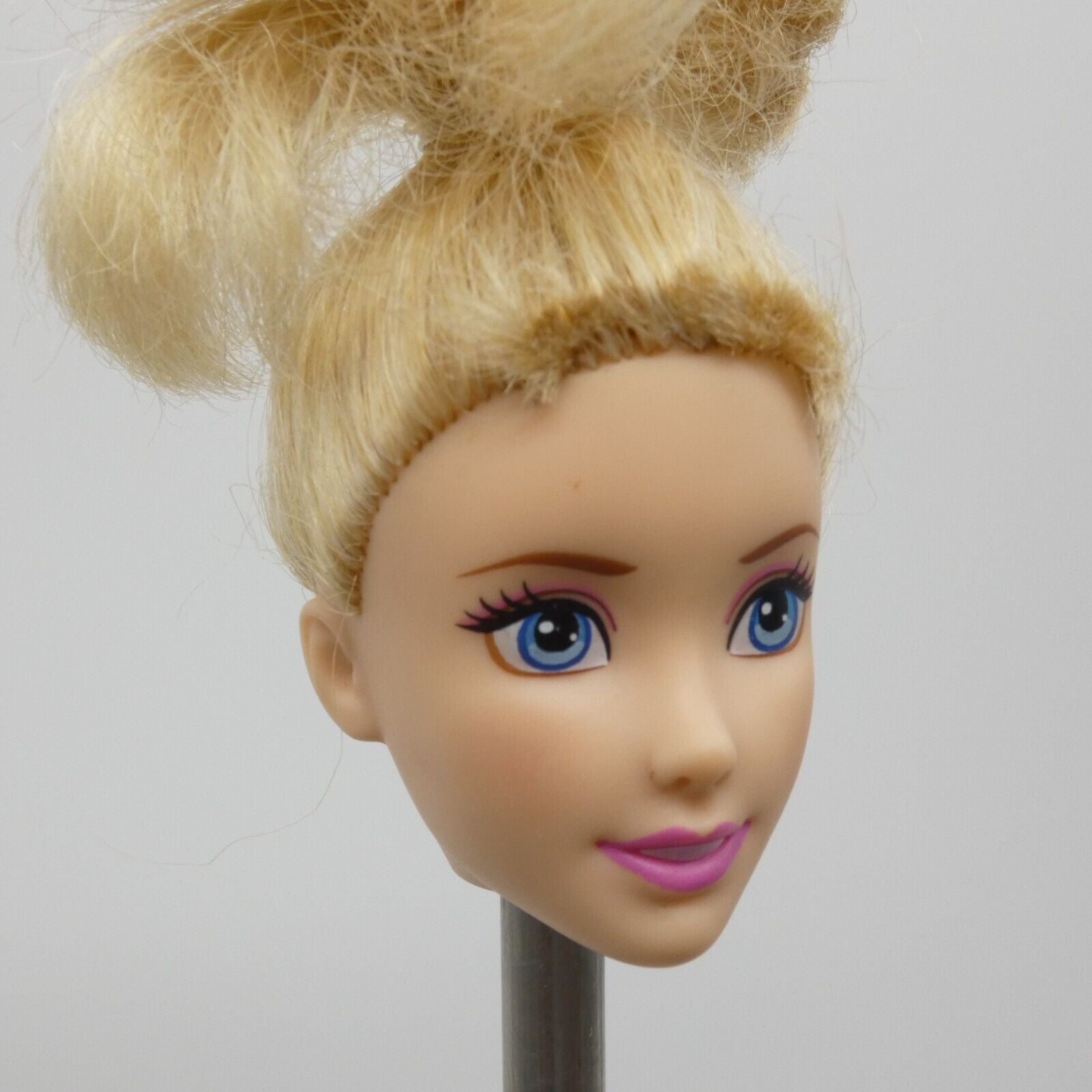 Disney Princess Ballerina Cinderella Doll Head Only Bangs Ponytail 2015 CGF31