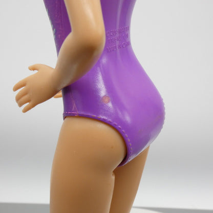 Barbie Swimmin' Pup Pool Doll Fashionistas Body Bent Left Arm 2016 Mattel DMC32