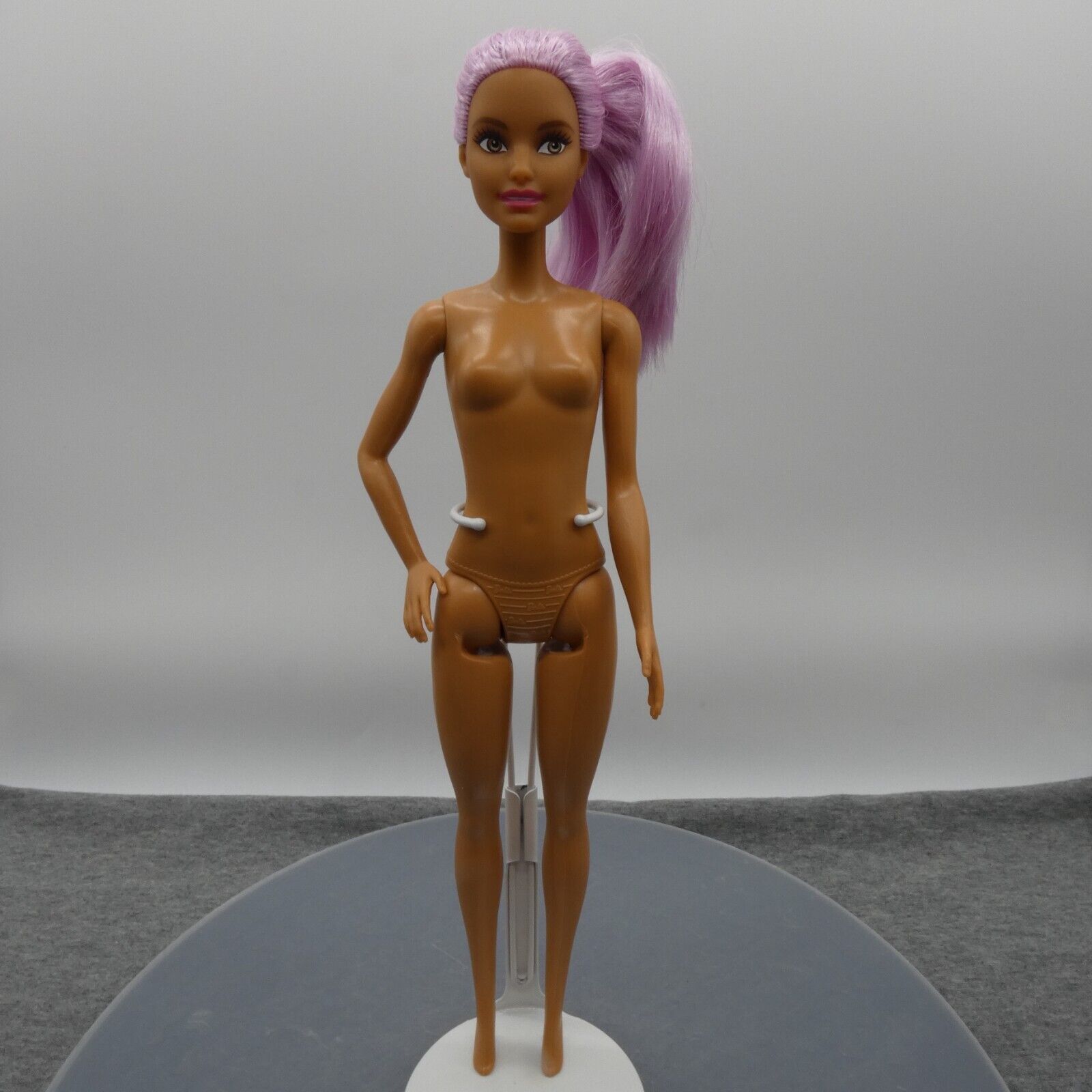 Barbie Careers Pop Star Doll Neysa Face Purple Side Glance Nude FXN98 2019