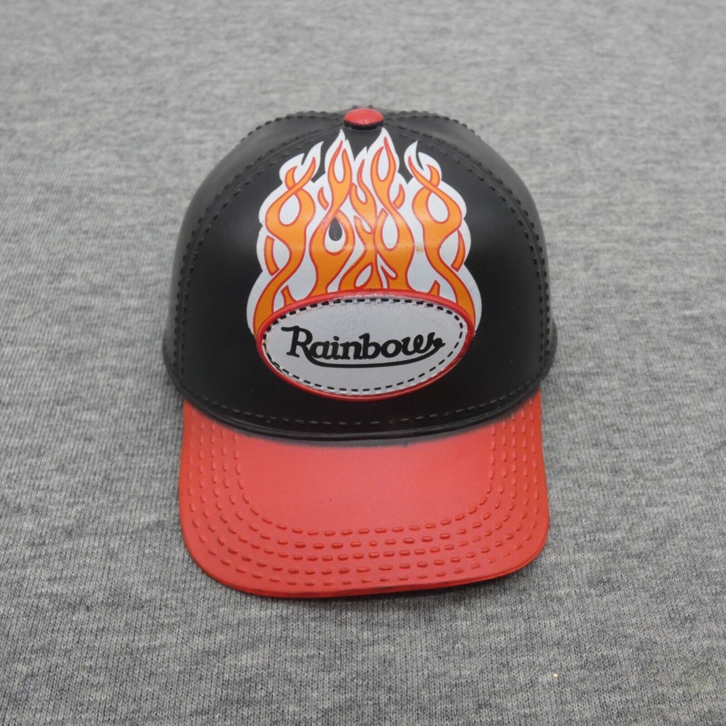 Rainbow High Ruby Anderson Doll Hat Baseball Cap Black Red Brim Flames Series 1