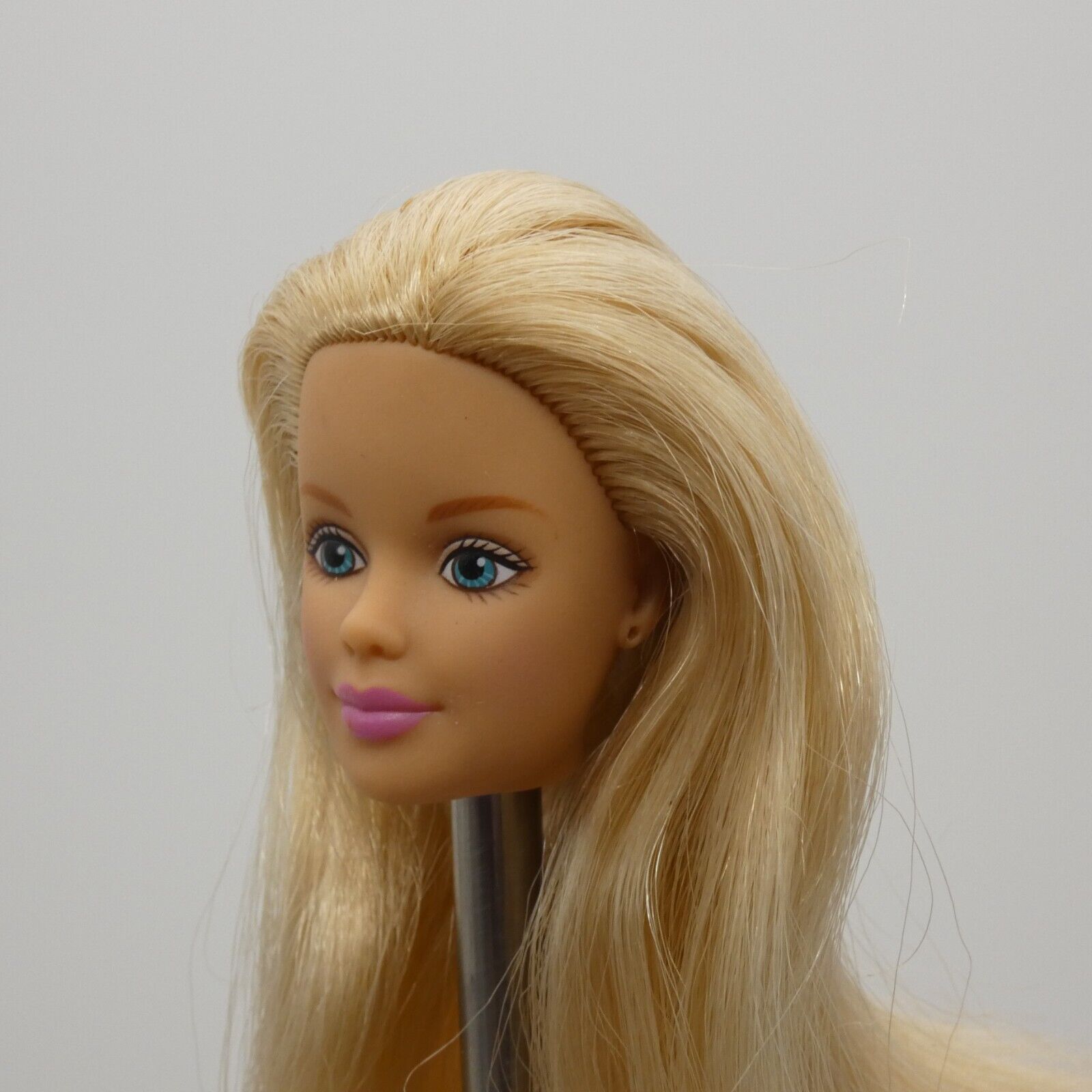 Barbie With Love Doll Head Mackie Face Blonde Medium Light Skin 38003 1999