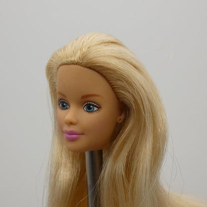 Barbie With Love Doll Head Mackie Face Blonde Medium Light Skin 38003 1999