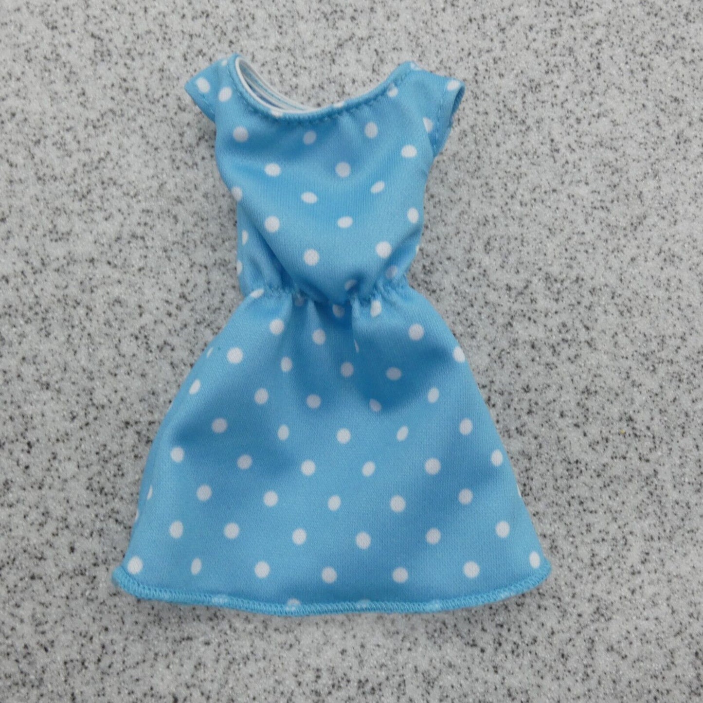 Barbie Big City Big Dreams Doll Dress Blue White Polka Dot Sleeveless 2021 GYF39