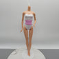 Barbie Fairytale Bride Doll Body Only White Molded Bodysuit 2018 Mattel CFF37