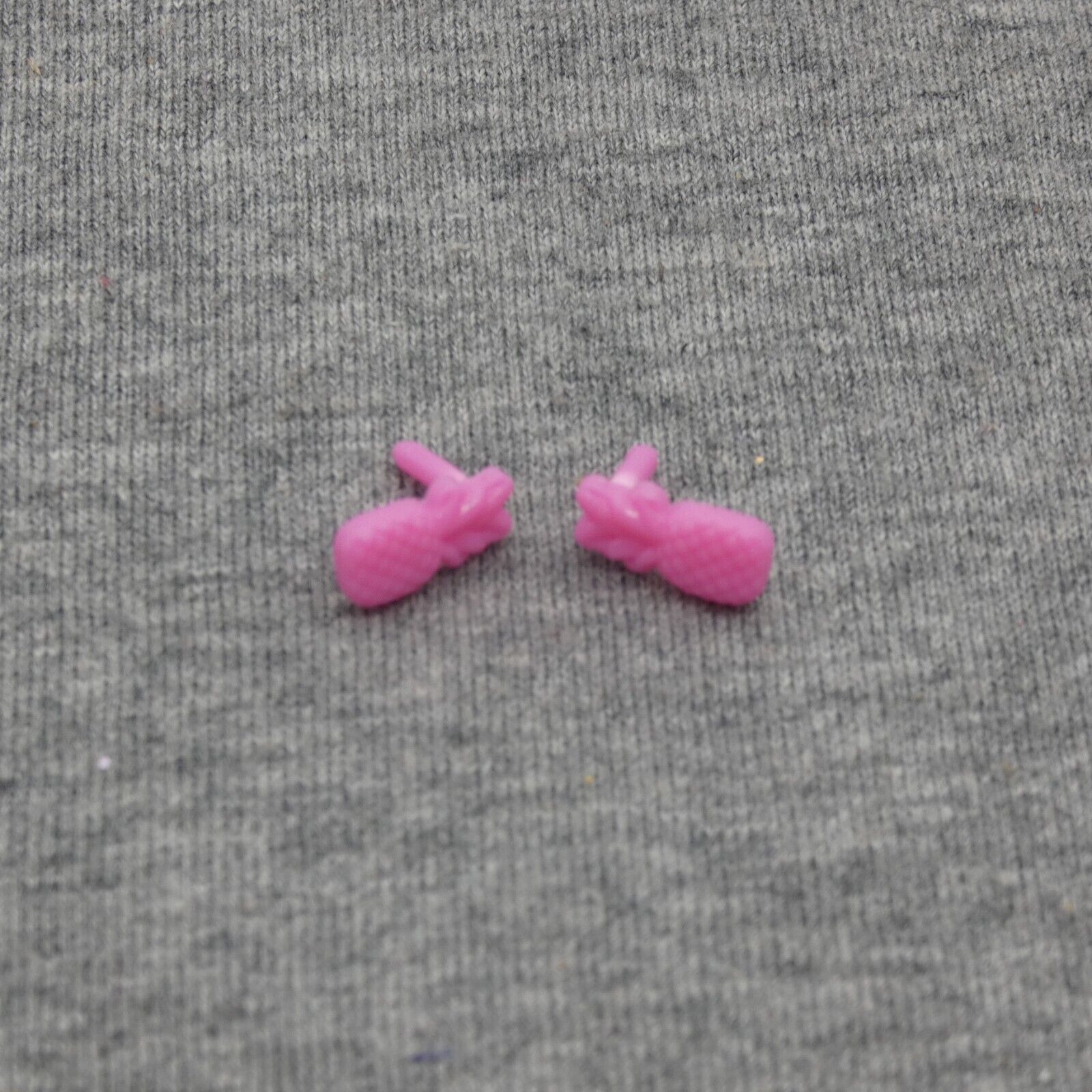 Barbie Color Reveal Doll Earrings Pink Pineapple Easy on off GTR91