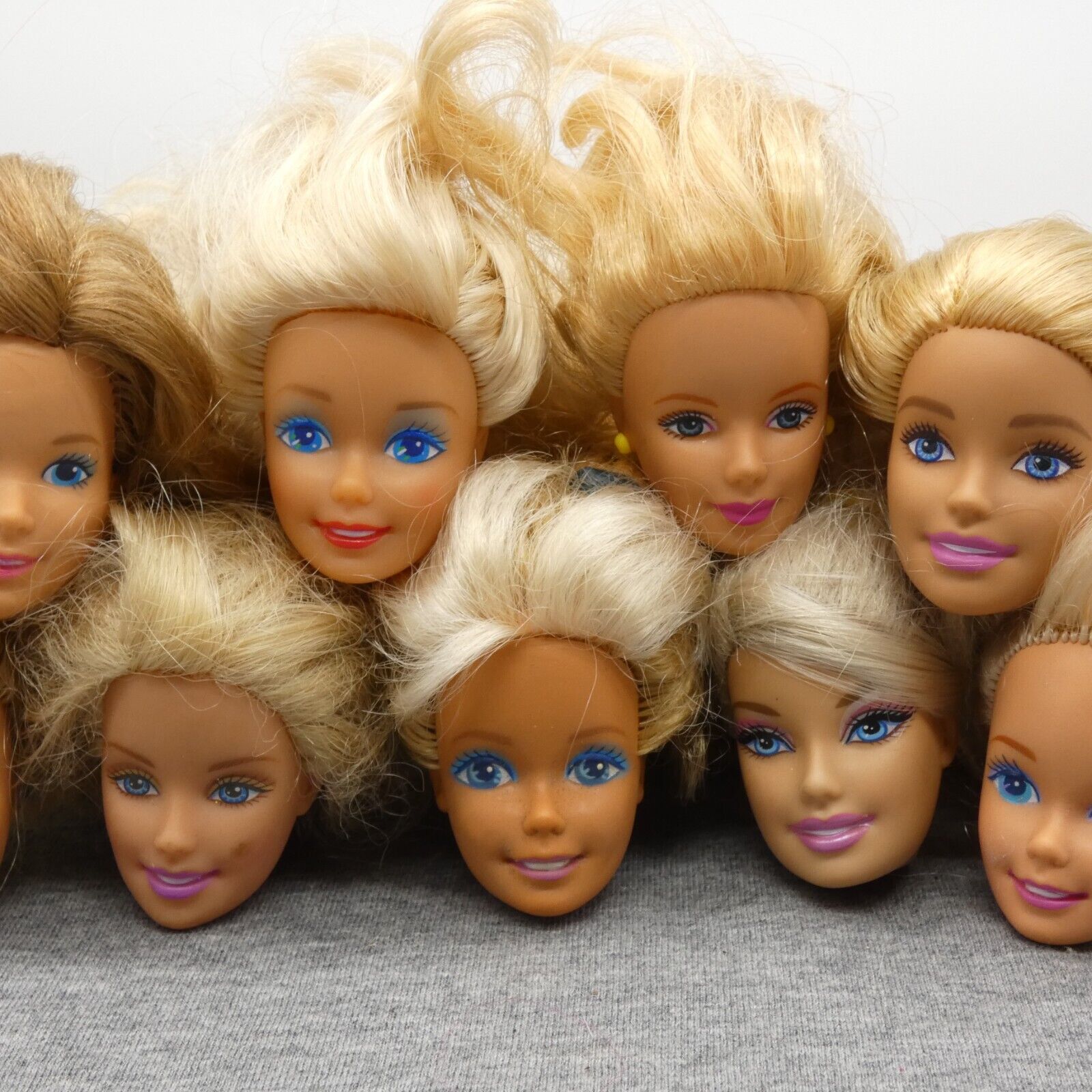 Barbie Doll Head Lot 10 Heads SuperStar Generation Girl Mackie Jazzie Millie