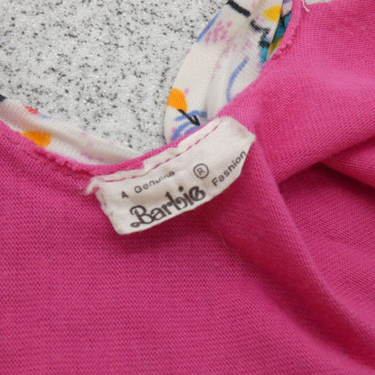 Barbie B Active Fashions Doll Skirt Only Pink White Waistband 1984 Mattel 7915