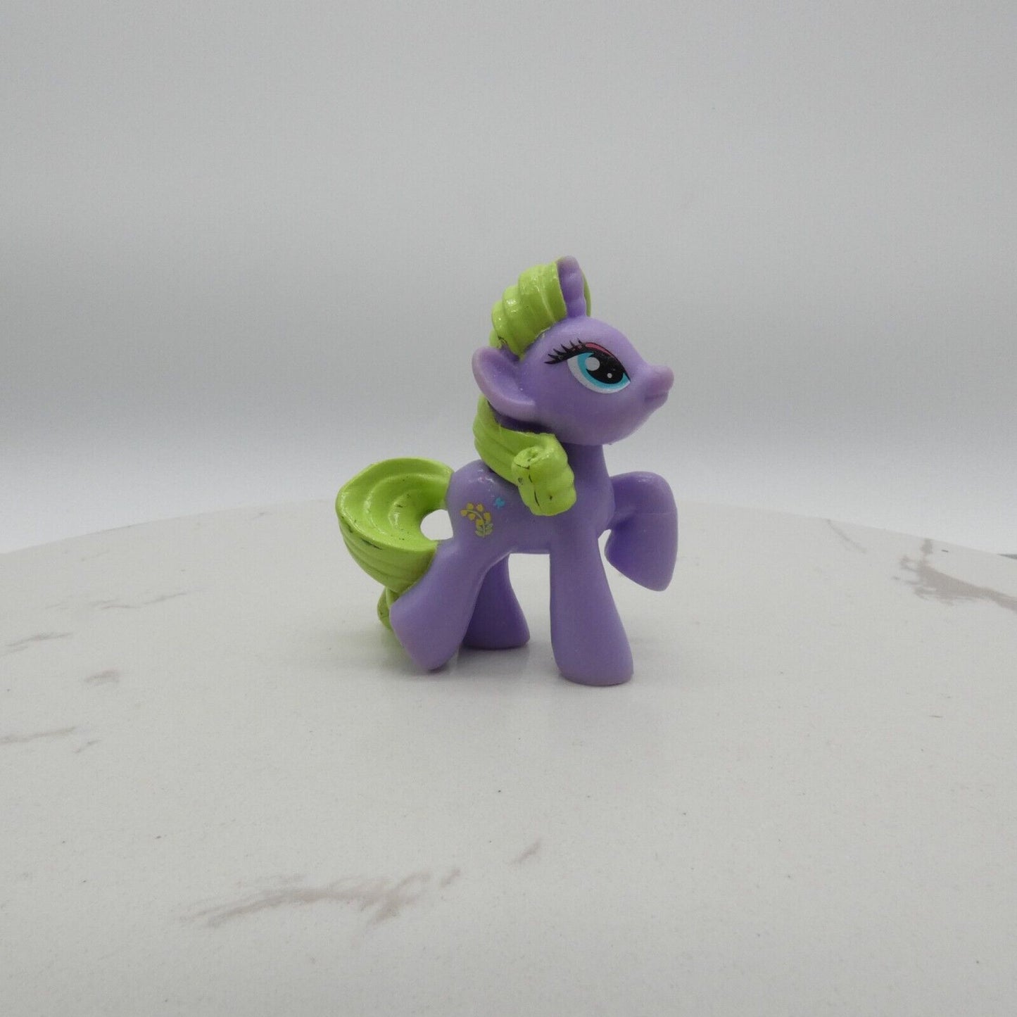 My Little Pony Forsythia 2012 Blind Bag W5 Purple With Green Molded Hair Hasbro