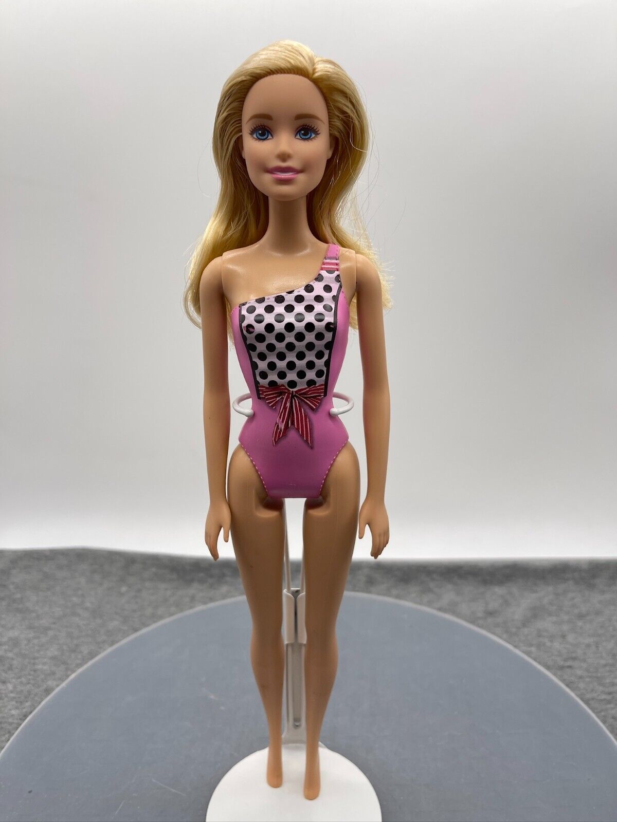 Barbie Beach Water Play Doll Millie Blonde Pink Swimsuit Heel Feet CFF12 Mattel