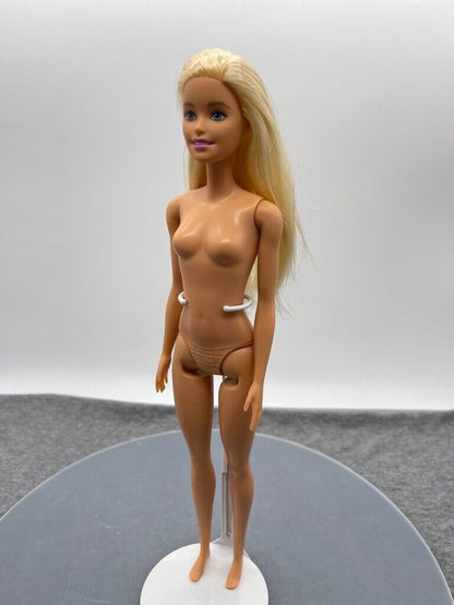 Barbie Doll Millie Blonde Nude Straight Arms Heel Feet Left Side Part 2015 Body