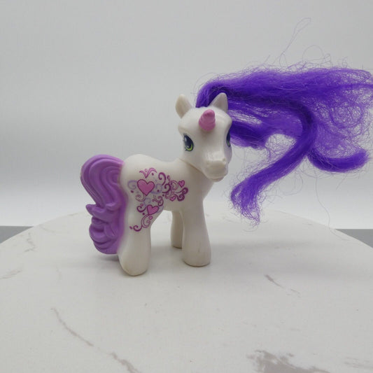 My Little Pony Sweetie Belle White 2008 McDonalds Hearts Hasbro