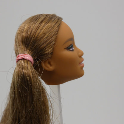 Barbie Loves The Ocean Doll Head Crystal Face Brown Hair Medium Skin Tone 2021