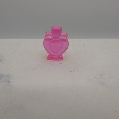 Barbie Doll Size Perfume Bottle Pink Translucent Diorama Playset Accessory