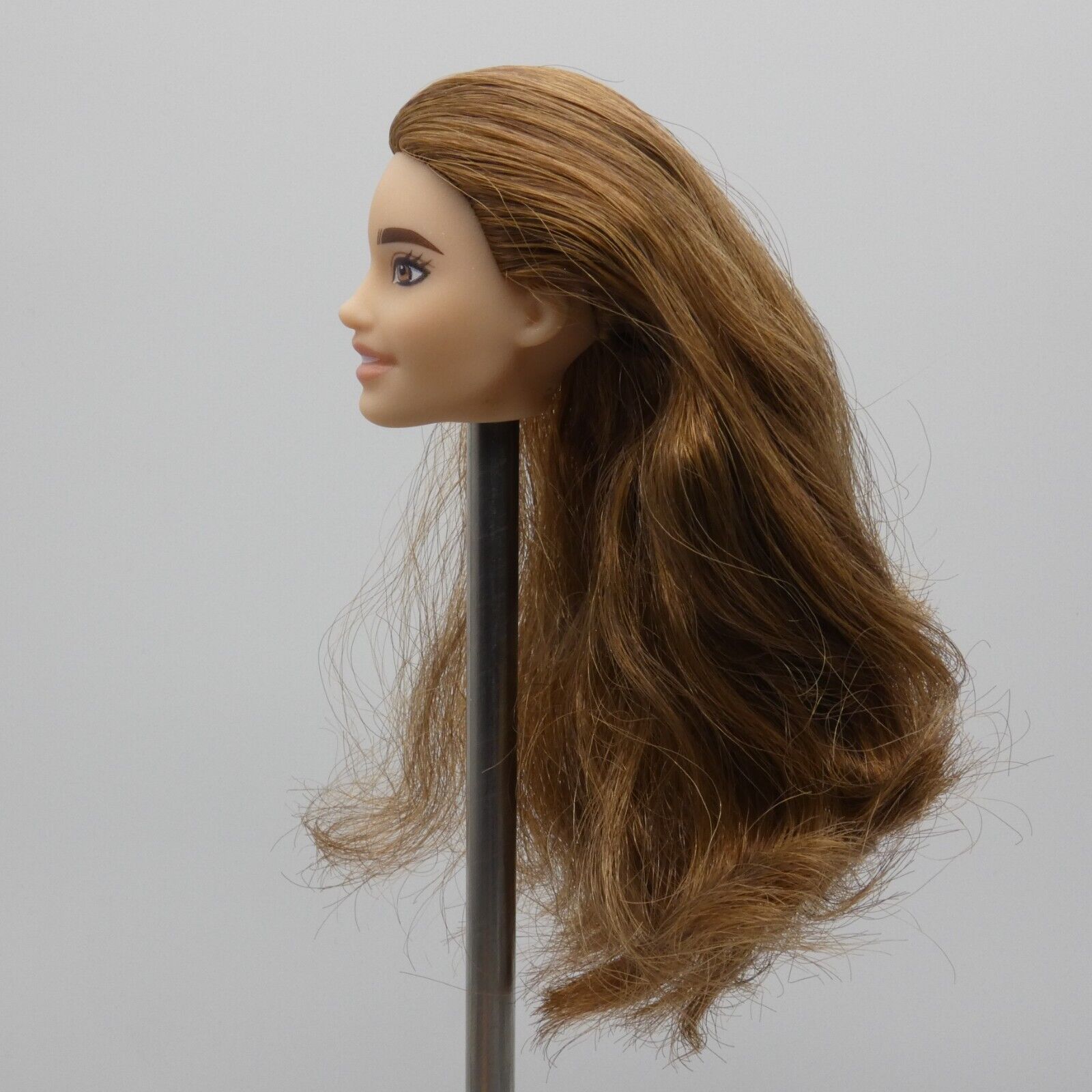 Barbie Olympic Skateboarder Doll Head Alec Face Brown Hair Light Skin 2020 GJL78