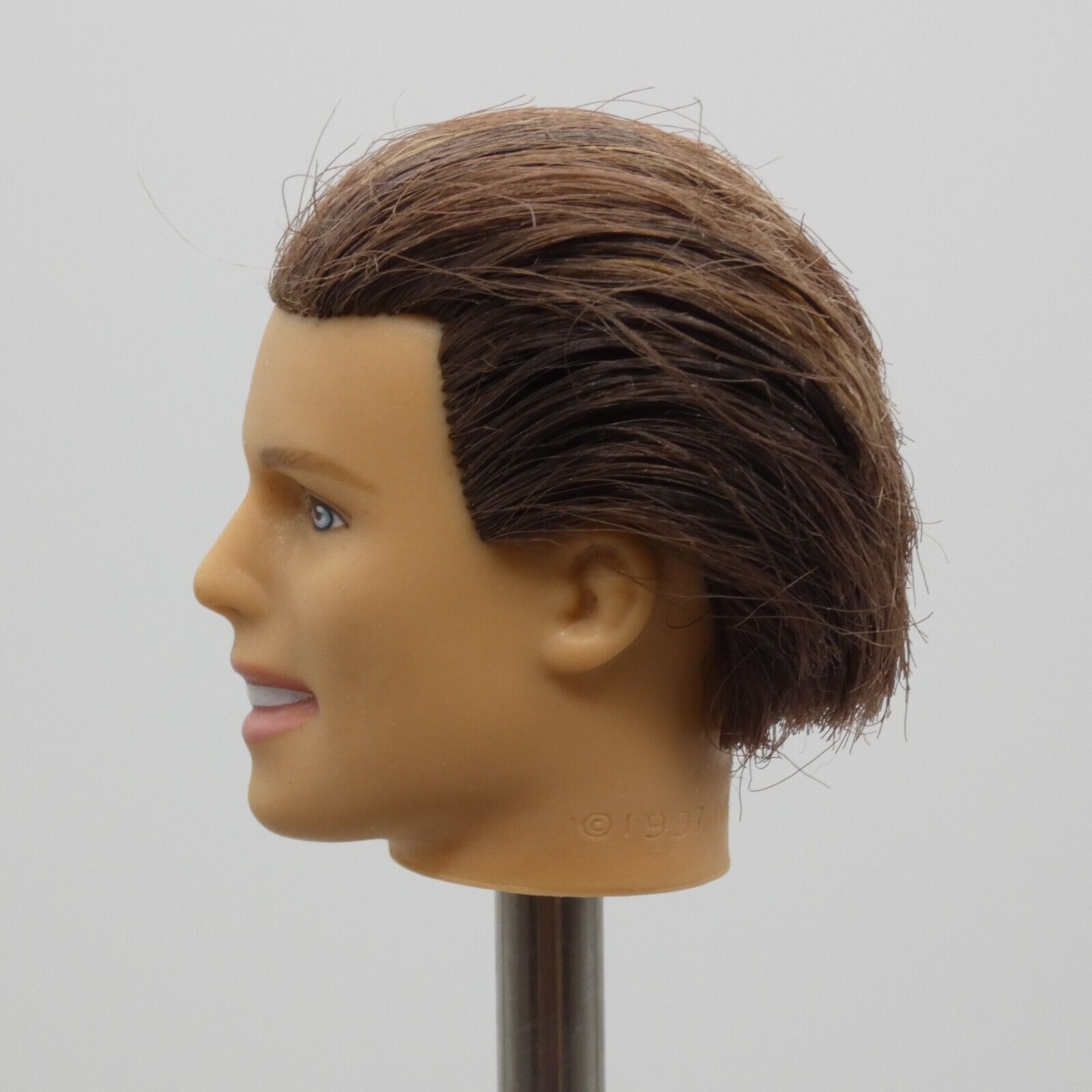 Barbie Prince Ken Tea Party Doll Head Only Rooted Brown Hair 2004 Mattel G6281