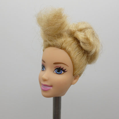 Disney Cinderella Doll Head Bun Bangs 2012 Swirling Lights Mattel X3960