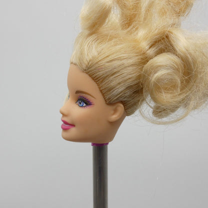 Barbie I Can Be A Ballerina Doll Head Only Wavy Curly Hair 2010 Mattel T7168