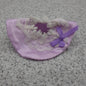 Barbie Doll Size Hat Headpiece or Collar Lavender White Lace Trim Brim only