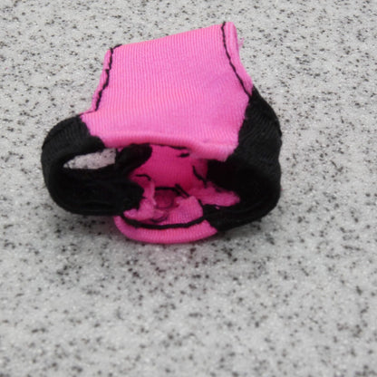 Barbie Doll Size Pink Bikini Bottom Only Swimsuit Bathing Suit Black Thread