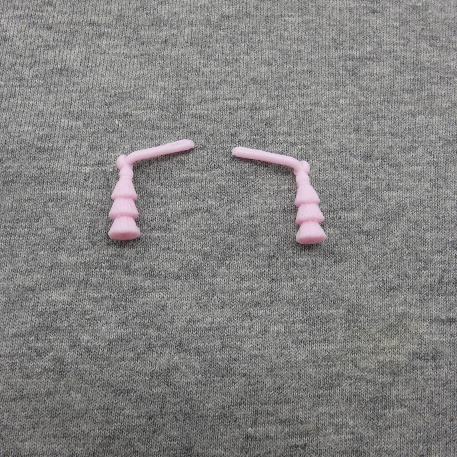 Barbie Doll Earrings Pink Tassels Removed Easy In Out 2022 Totally Hair HCM91